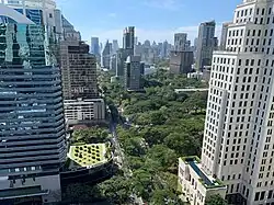 Witthayu Road from above