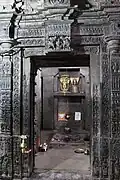 Decorative door jamb and lintel over the entrance to the sanctum in the Mahadeva temple at Itagi