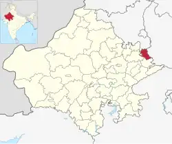 Deeg district are part of Braj region and Mewat region of Rajasthan. Location of Deeg district in Rajasthan
