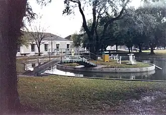 Delgado, City Park Campus, Water Feature and Island