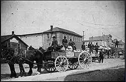 delivery of Pedlar metal shingles c. 1910