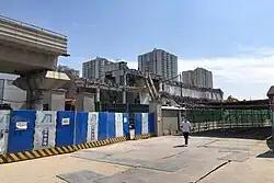 Demolition of the old station
