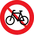 C25.1: No bicycles or small mopeds[fn 7]