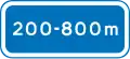 U2.2: Distance interval (here from 200 to 800 meters)