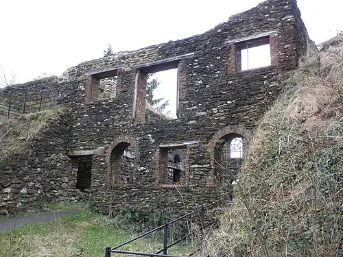 Carnarvon New Pit iron mine and section of mineral railway trackbed, 300&nbsp;m south west of Heather House