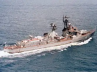 SAM Kotlin class destroyer Vozbuzhdenyy.
