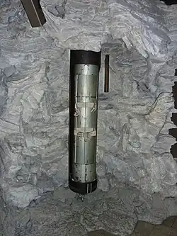 The original Dahlbusch Bomb on display at the Deutsches Museum, Munich