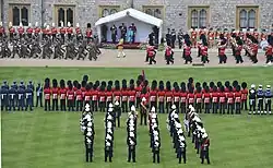 The Diamond Jubilee Armed Forces Parade and Muster at Windsor Castle in May 2012