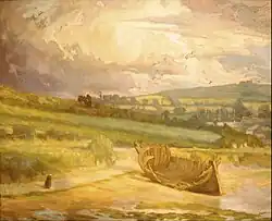 After the Storm (The Grounded Ship), 1910, 120.7 × 146.7&nbsp;cm. Museo Nacional de Arte