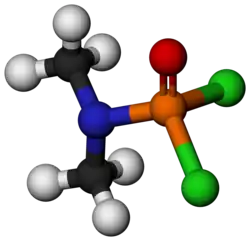 Dimethyl amidophosphoric dichloride 3D balls