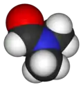 Spacefill model of dimethylformamide