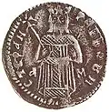 Dinar of King Stefan Dragutin (r. 1276–1282).