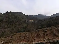 Distant view of Guangji Temple.