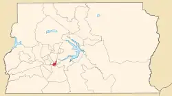 Localization of Núcleo Bandeirante in Federal District