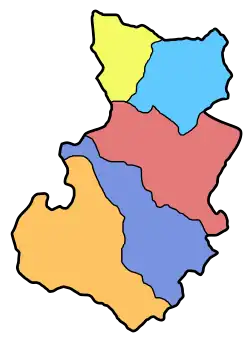 Diocese of Tarazona, administrative divisions