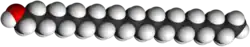 Spacefill model of docosanol