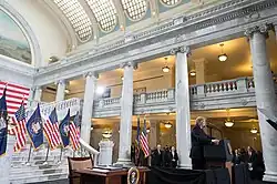 President Donald J. Trump delivers remarks at the Utah State Capitol