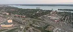 Aerial view of Dorval