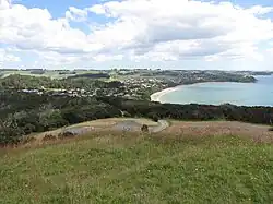 View of Coopers Beach from Rangikapiti pā