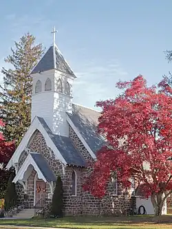 Picture of church from southwest corner