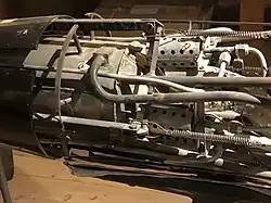 Combustion chamber of Goddard's 1939 series L-C rocket