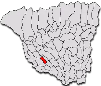 Location in Gorj County