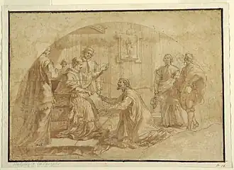 Pope Receiving Visitor