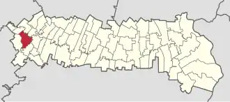 Location in Ialomița County