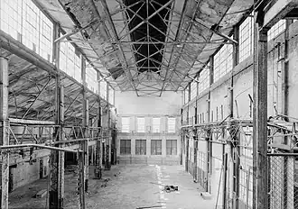 Interior of foundry, 2002.