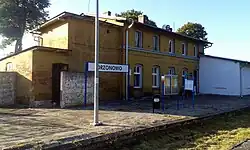 Train station in Drzonowo