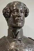 Bust of Prince Ferdinand Philippe, Duke of Orléans (1810–1842), son of Louis Philippe I. Cast in bronze by Eugène Gonon