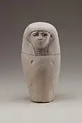 Dummy canopic jar with the head of Imsety