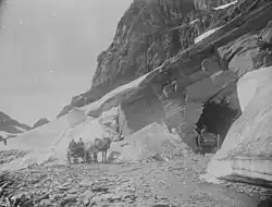 View of the Old Dyreskartunnel, around c. 1900. Photo: National Library of Norway