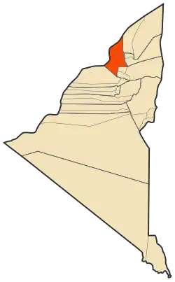 Location in the former Adrar Province