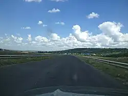 M1 highway near the Romanian border