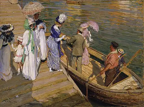 E. Phillips Fox, The Ferry, 1910