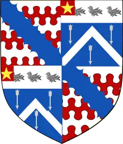 Arms of the Earl of Portarlington