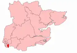 East Ham South within Essex from 1918 to 1950.