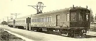 An East Bay Electric Lines train, 1911