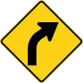 P1-2D Open curve to the right