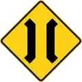 P4-1 Narrow bridge ahead