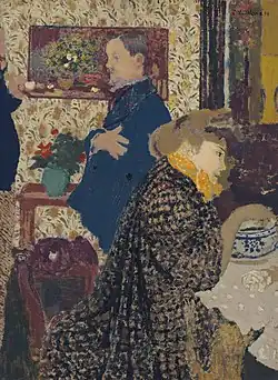 Misia and Vallotton at Villeneuve (1899) by Édouard Vuillard