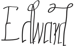 Edward VI's signature