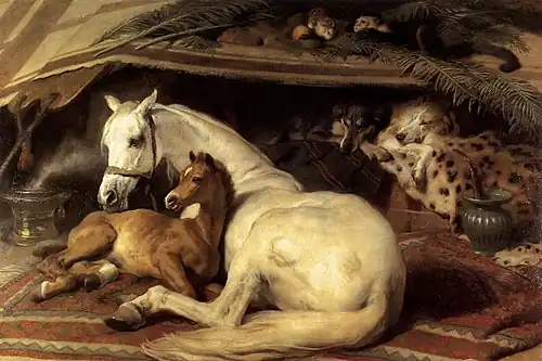 Edwin Landseer – The Arab Tent, 1866
