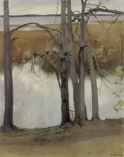 Lake Shore with Reeds, 1905