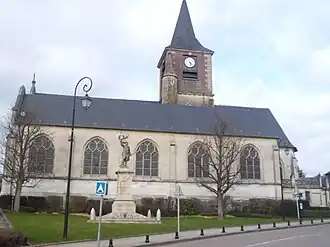 The church in Isneauville