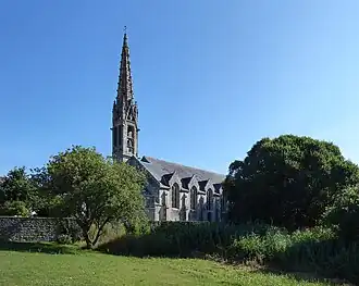 The church in Saint-Jean-Trolimon