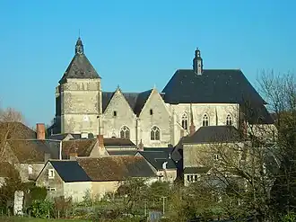 The Church of Saint-Pierre and the collegiate church of Saint-Michel, in Bueil-en-Touraine