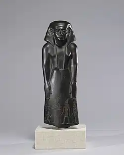 Padiiset's Statue, illustrates Canaan - Ancient Egypt trade, c. 1700 B.C. (inscription c. 900 B.C.)