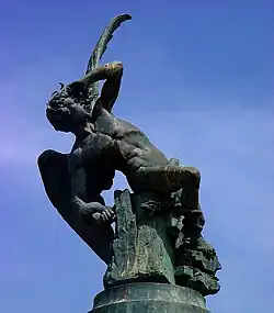El ángel caído (1877), by Ricardo Bellver, Gardens of Buen Retiro, Madrid.